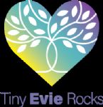 image of the logo for Tiny Evie Rocks