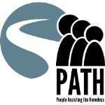 image of the logo for PATH people assisting the homeless