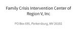 image of the logo for Family Crisis Intervention Center of Region V, Inc